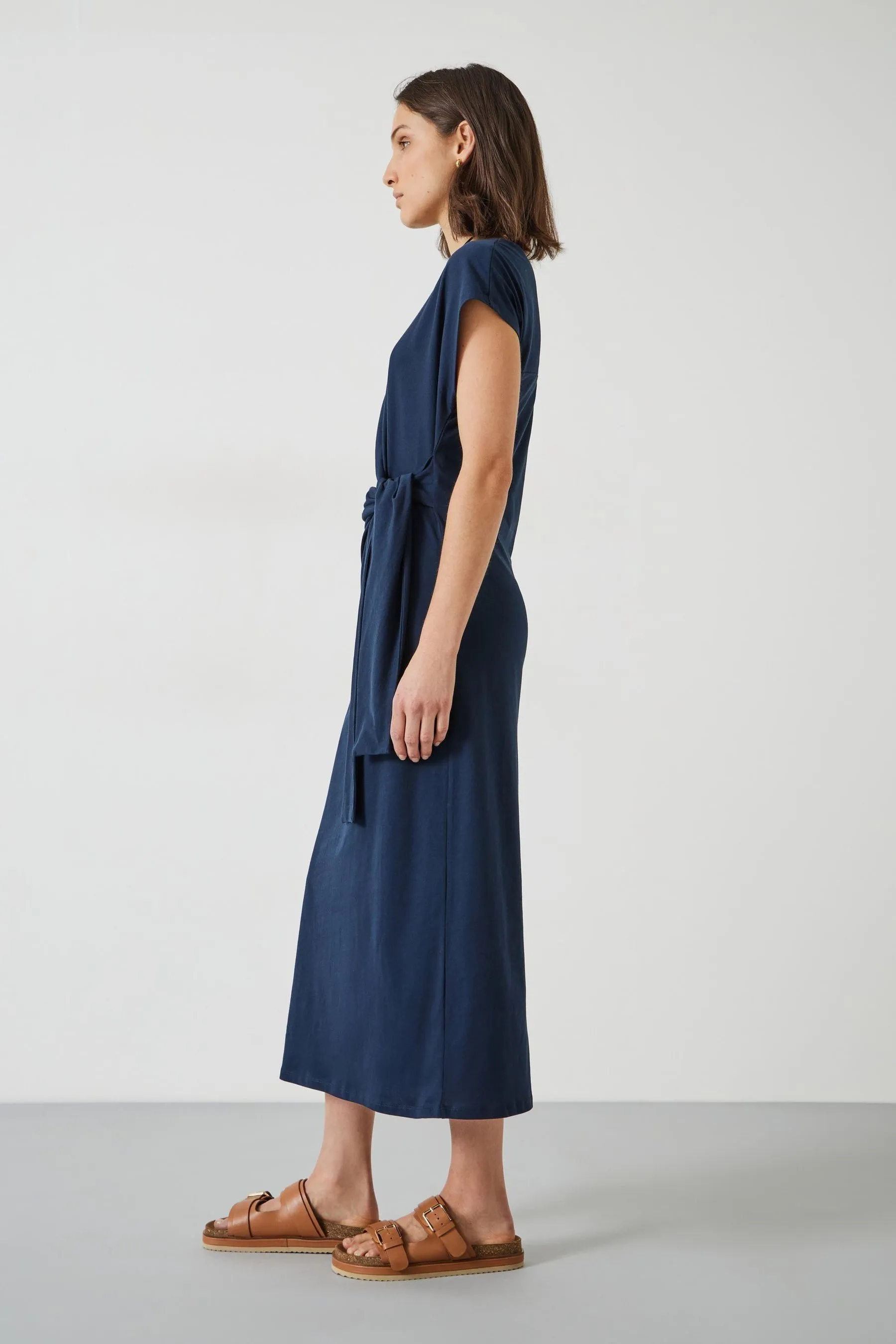 Hush - Trinny - Abito longuette blu navy in jersey